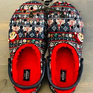 Disney Christmas Ugly Sweater Christmas Crocs